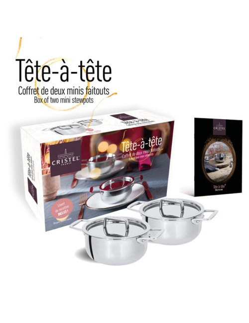 CRISTEL "Tête à Tête" Set of 2 Castel Pro Dutch Ovens