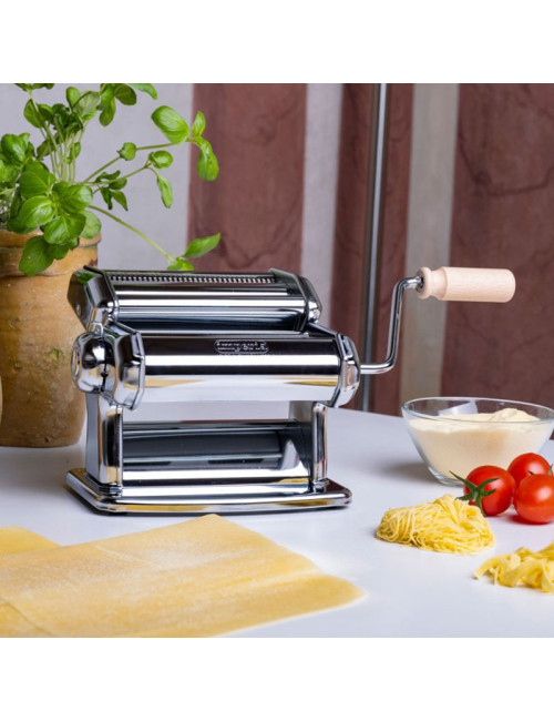 CRISTEL Classica Ruvida IMPERIA Manual Pasta Machine in Stainless Steel