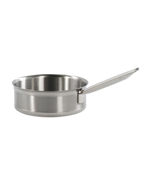 MATFER Tradition Straight Sauté Pan in Stainless Steel - 4 Sizes