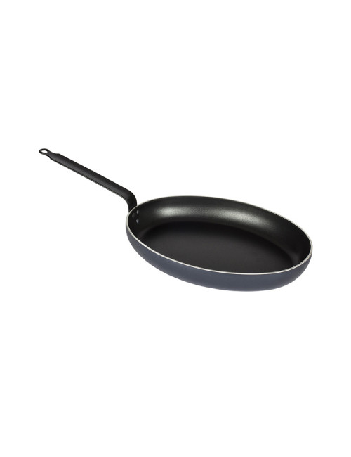 MATFER Chef Non-Stick Oval Aluminum Frying Pan - 2 Sizes