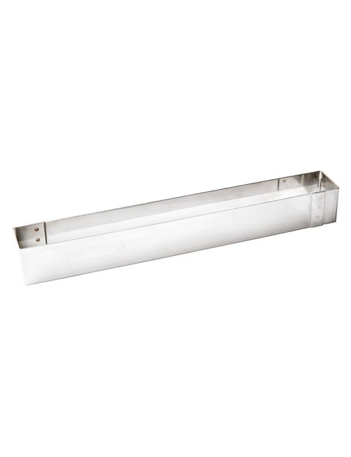 MATFER Square Stainless Steel Log Frame 57x7x7cm