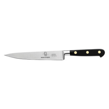 MATFER Forged Sole Fillet Knife with Aluminum Bolster, 15cm