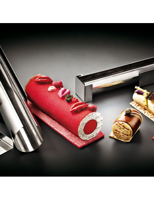 MATFER Finger Stainless Steel Yule Log Mold 56.5cm - 3 Sizes