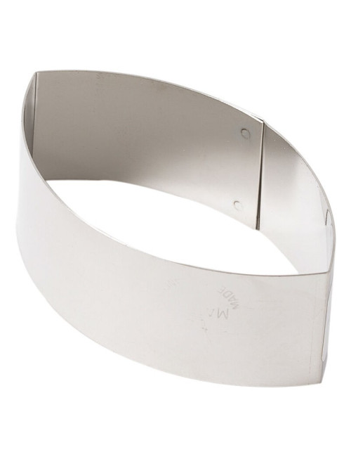 MATFER Set of 4 pointed oval stainless steel nuns, 8.8 x 5 x 3 cm