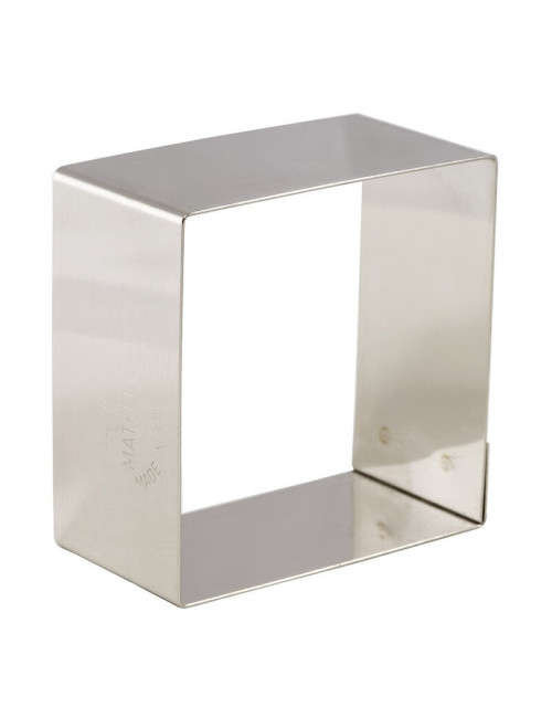MATFER Set of 4 square-shaped stainless steel nuns, 5.6 x 5.6 x 3 cm