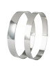 MATFER Oval Stainless Steel Dessert Ring, 23cm, Height 3.5cm