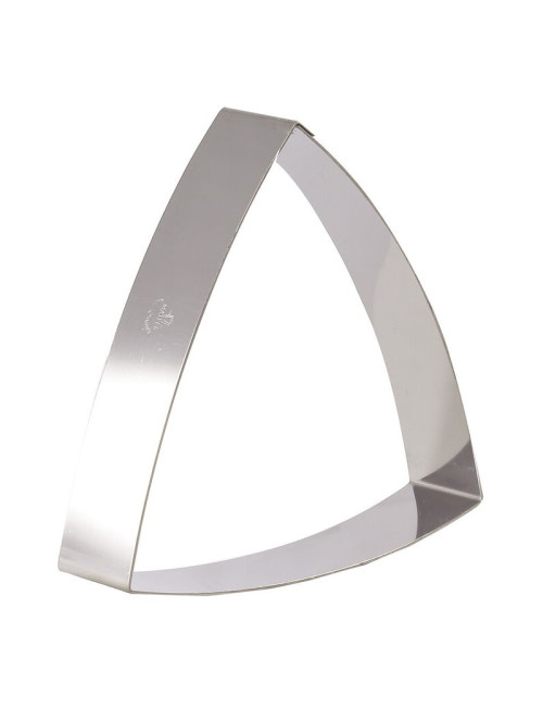 MATFER Domed Triangle Stainless Steel Dessert Ring, 19cm