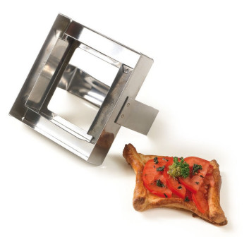 MATFER Double Square Stainless Steel Cutter, 8.5cm, Without Handle