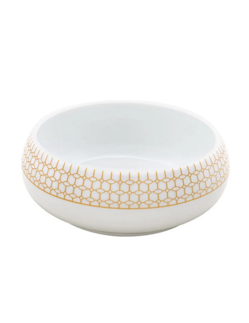 DEGRENNE Gold Crown Porcelain Cocotte Bowl 50cl