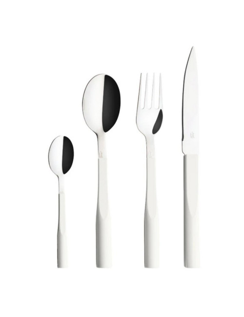 DEGRENNE Box of 24 cutlery L'E Starck Blanc Navet
