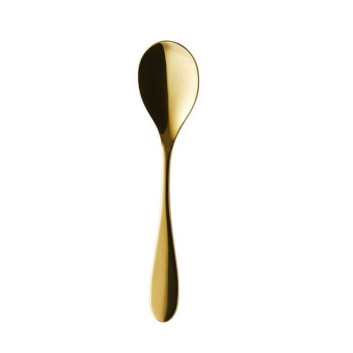 DEGRENNE Set of 6 Onde Gold Teaspoons
