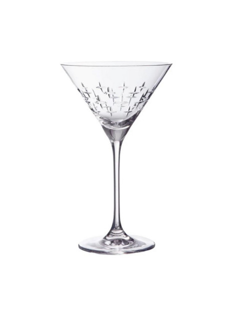 DEGRENNE Set of 4 Newport Twist 21cl Martini Glasses