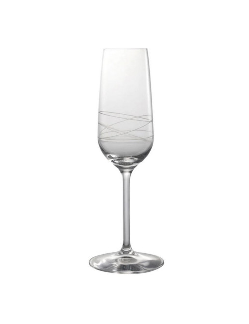 DEGRENNE Set of 6 Galatée 20cl Champagne Flutes