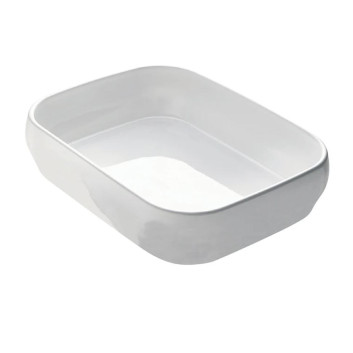 DEGRENNE Bahia Moonstone Oven Dish, 31.8 x 25 cm, Porcelain