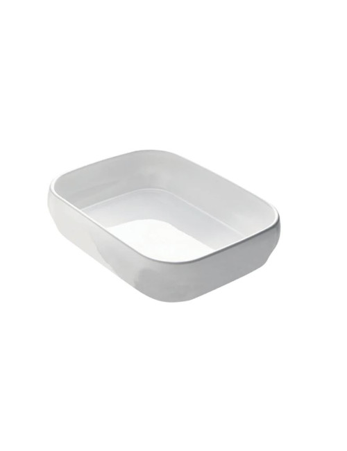 DEGRENNE Bahia Moonstone Oven Dish, 22.8 x 16.2 cm, Porcelain