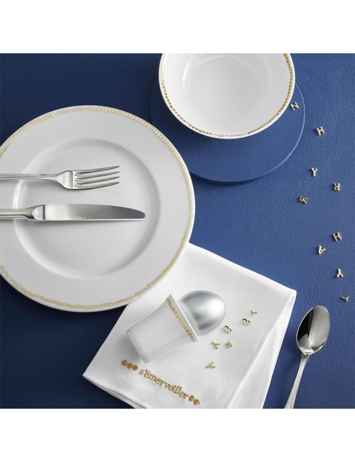 DEGRENNE Merveilles 4-Piece Porcelain Dinnerware Set