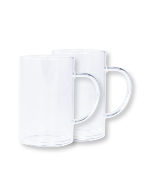 CRISTEL Set of 2 glass mugs