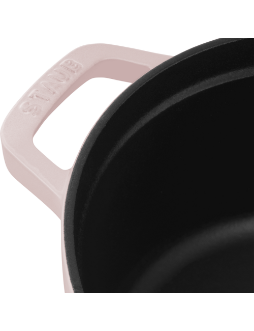 STAUB Sorbet Rose Round Cast Iron Cocotte - 4 Sizes