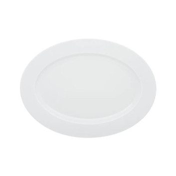 DEGRENNE Second Choice Eclipse White Oval Platter 36.5x26.5cm Porcelain