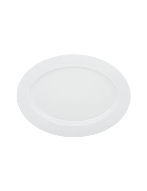 DEGRENNE Second Choice Eclipse White Oval Platter 36.5x26.5cm Porcelain