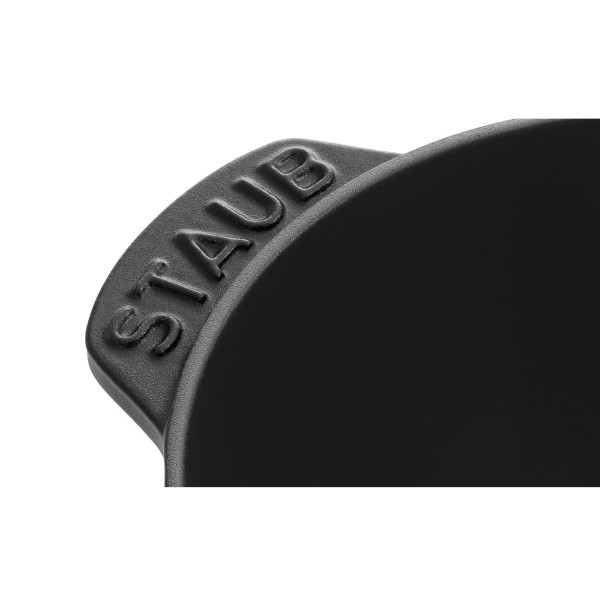 Cocotte Moulière black mat Staub 28cm