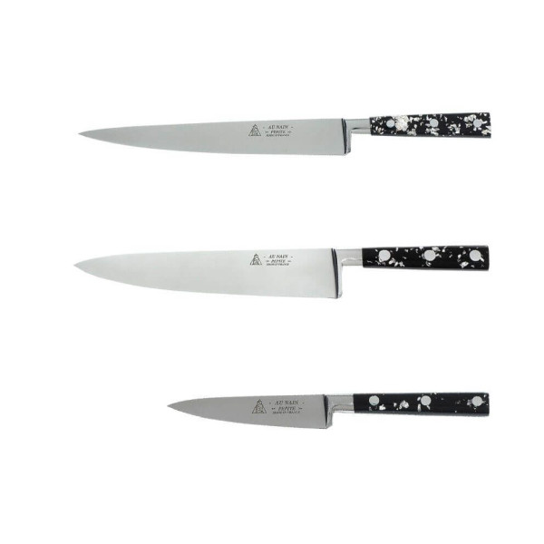 Au Nain Box of 3 Pépite kitchen knives