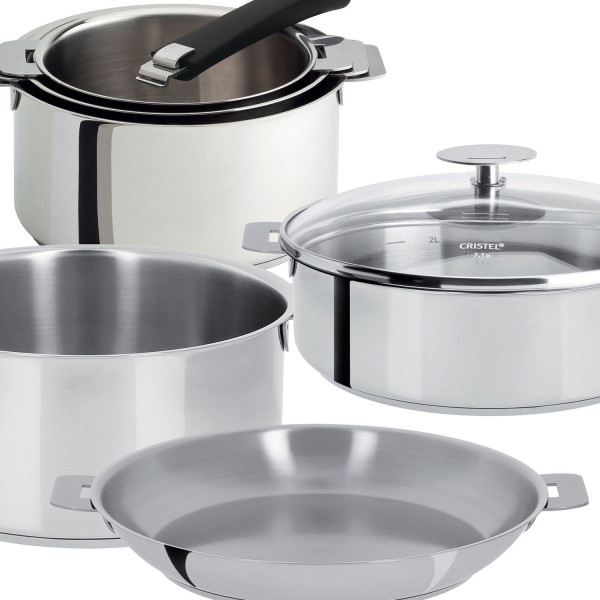 Cristel Mutine Removable Handle 8 piece set