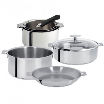 Cristel Mutine Removable Handle 8 piece set
