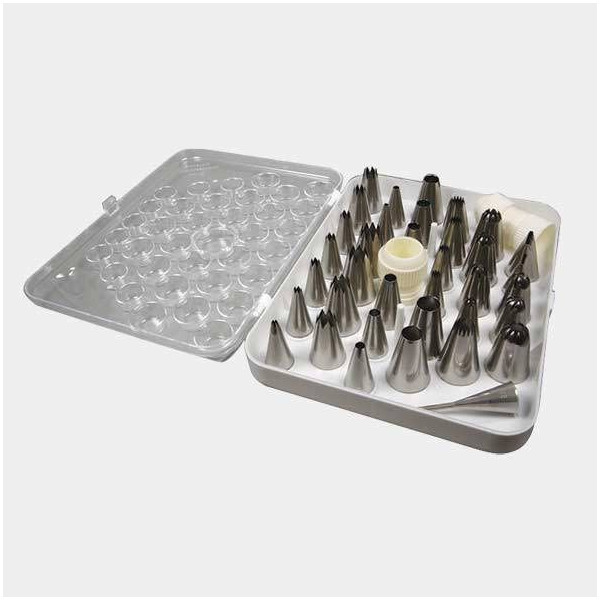 De Buyer Set of 35 Stainless Steel Nozzles