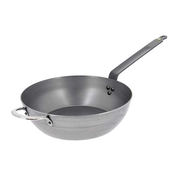 De Buyer Mineral B splayed saute pan - 3 sizes
