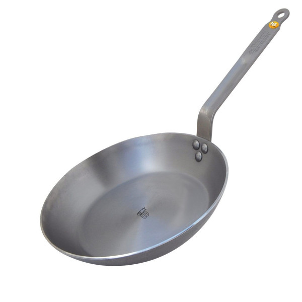 De Buyer Mineral B steel frying pan - 6 sizes